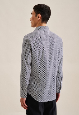 SEIDENSTICKER Slim fit Button Up Shirt in White