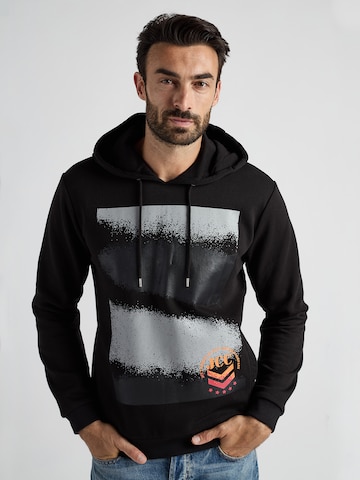 JCC Sweatshirt in Schwarz: Vorderseite