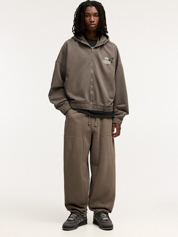 Pull&Bear Sweatvest in Grijs