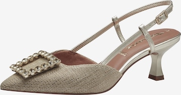 TAMARIS Slingpumps in Beige: predná strana