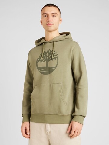 TIMBERLAND Sweatshirt in Grün: Vorderseite