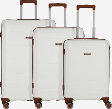 Set di valigie 'Graz' di cocoono in bianco: frontale