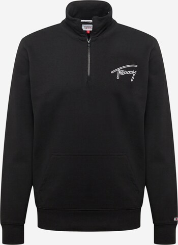 Sweat-shirt Tommy Jeans en noir : devant