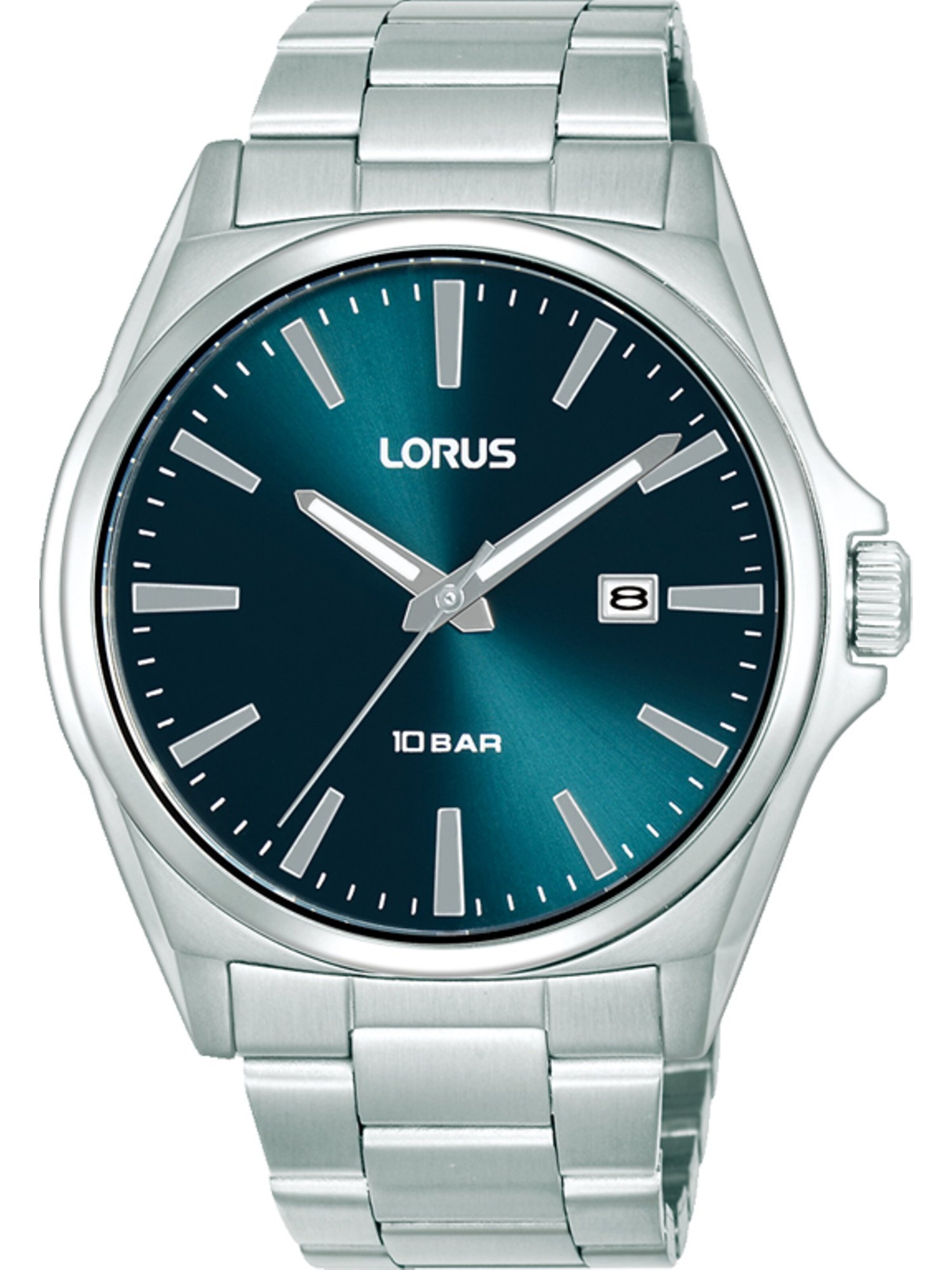 LORUS Analog Watch in Silver: front