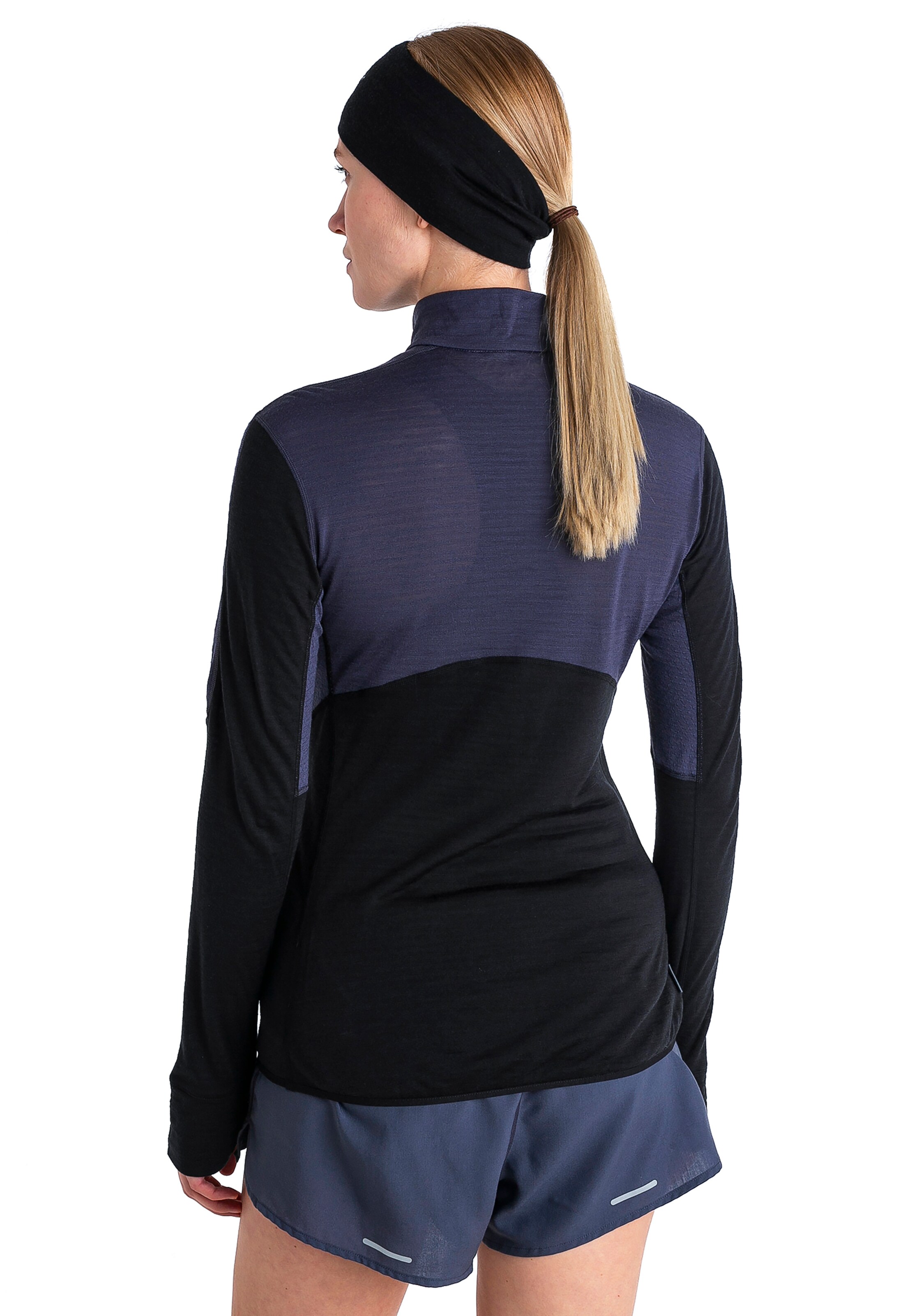 ICEBREAKERSportska sweater majica 'Realfleece Descender' - siva boja