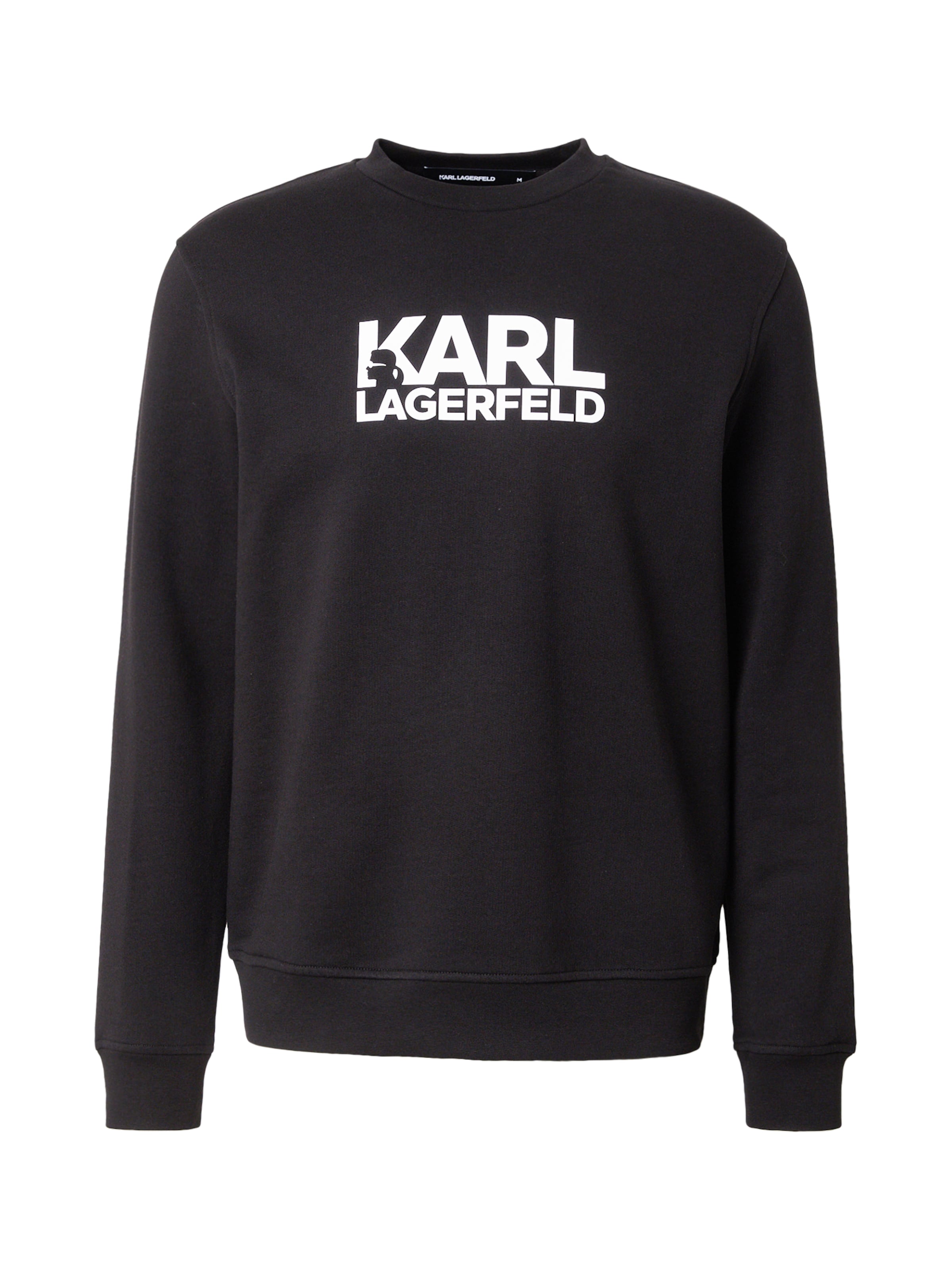 Karl Lagerfeld Μπλούζα φούτερ σε μαύρο: μπροστά