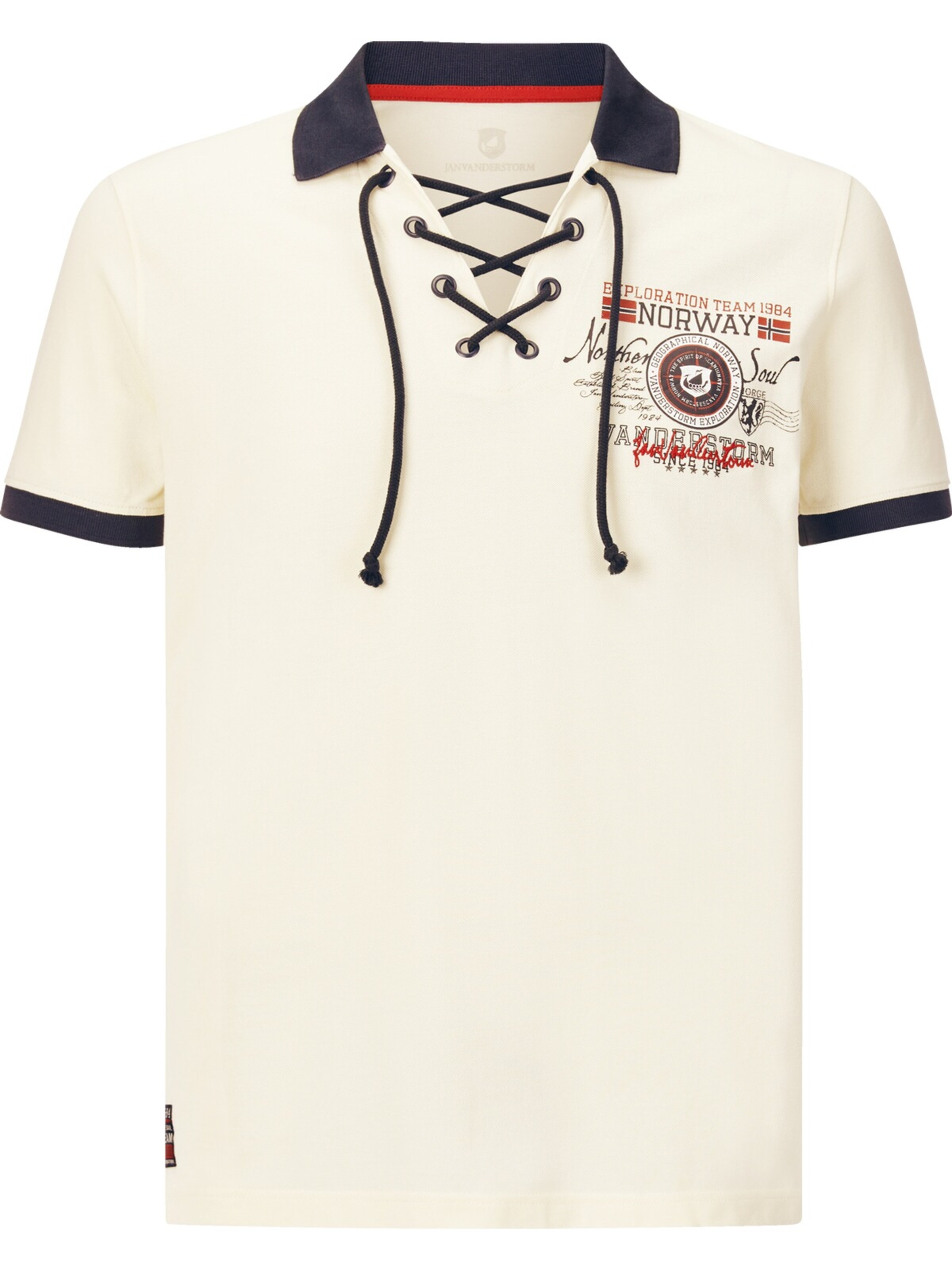 Jan Vanderstorm Shirt 'Eljar' in Beige