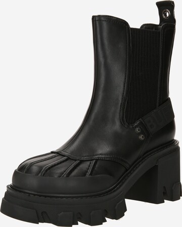 BUFFALO - Botas Chelsea 'RIOT' en negro: frente