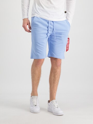 ALPHA INDUSTRIES Regular Pants in Blue