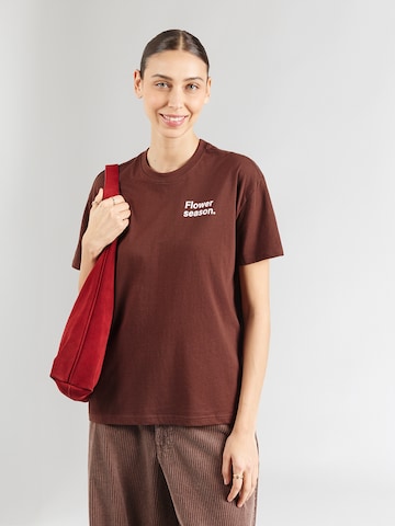 Sublevel T-shirt i brun