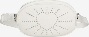 Marsupio 'Marsupio Donna Pelle Sauvage Borchie Elysa - Made in Italy' di Gave Lux in bianco: frontale