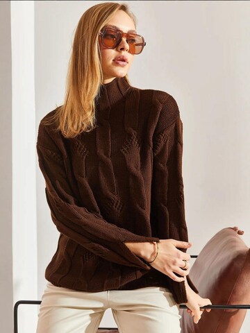 Pullover 'Pullover' di Bianco Lucci in marrone