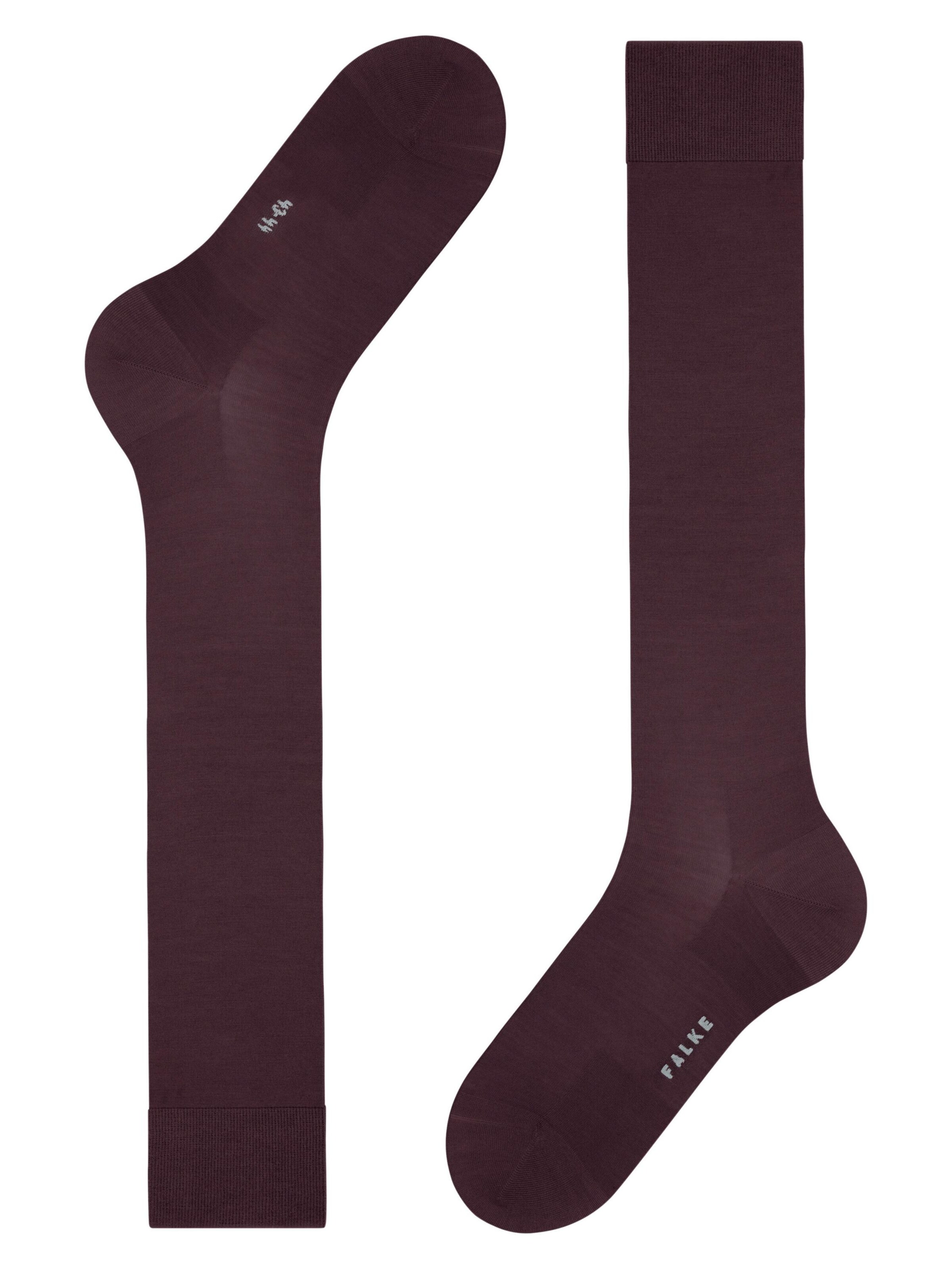 FALKE Knee High Socks 'ClimaWool' in Red