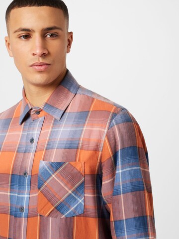 REPLAY Regular fit Button Up Shirt in Blue