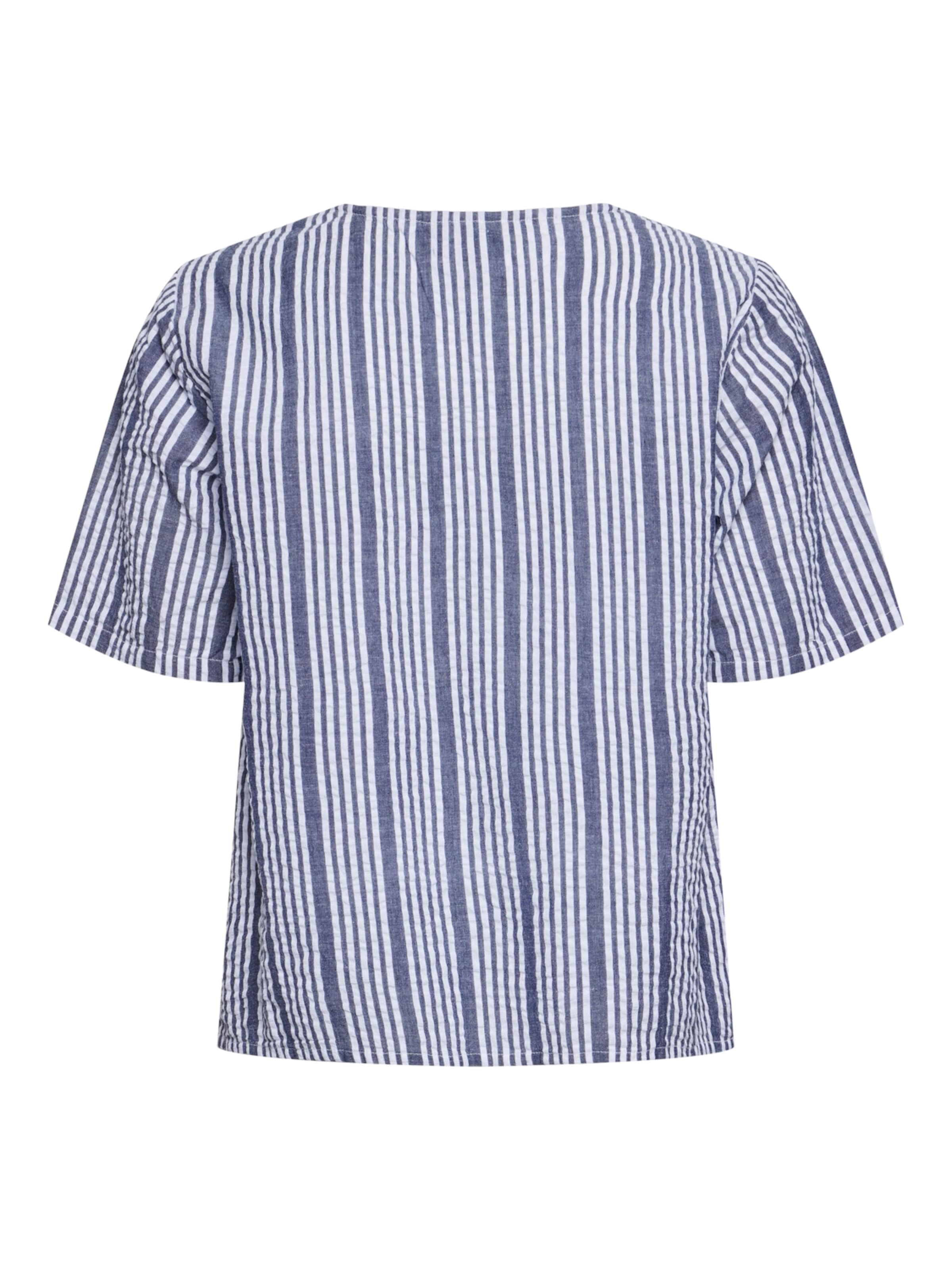 PIECES Bluse 'PCTessa' i blå