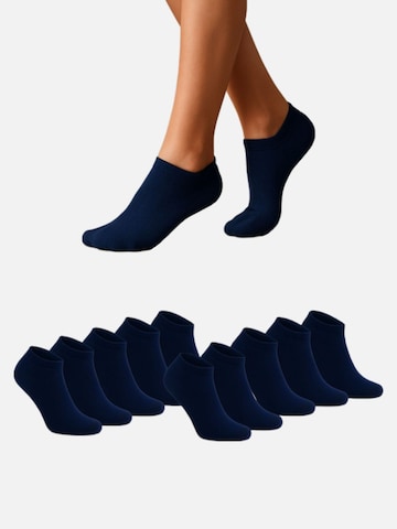 NERS Füßlinge 'Nida'‌‌‌‌ in Blau: Vorderseite