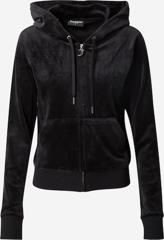 Veste de survêtement 'ROBERTSON' Juicy Couture en noir : devant