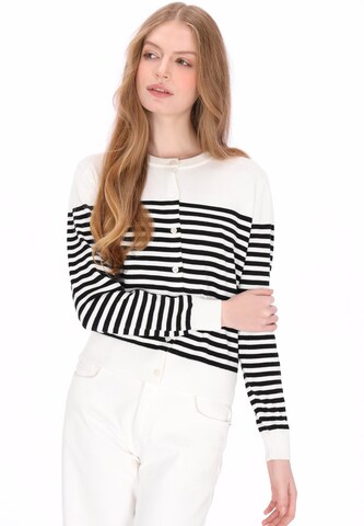 DreiMaster Maritim - Cárdigan en blanco: frente