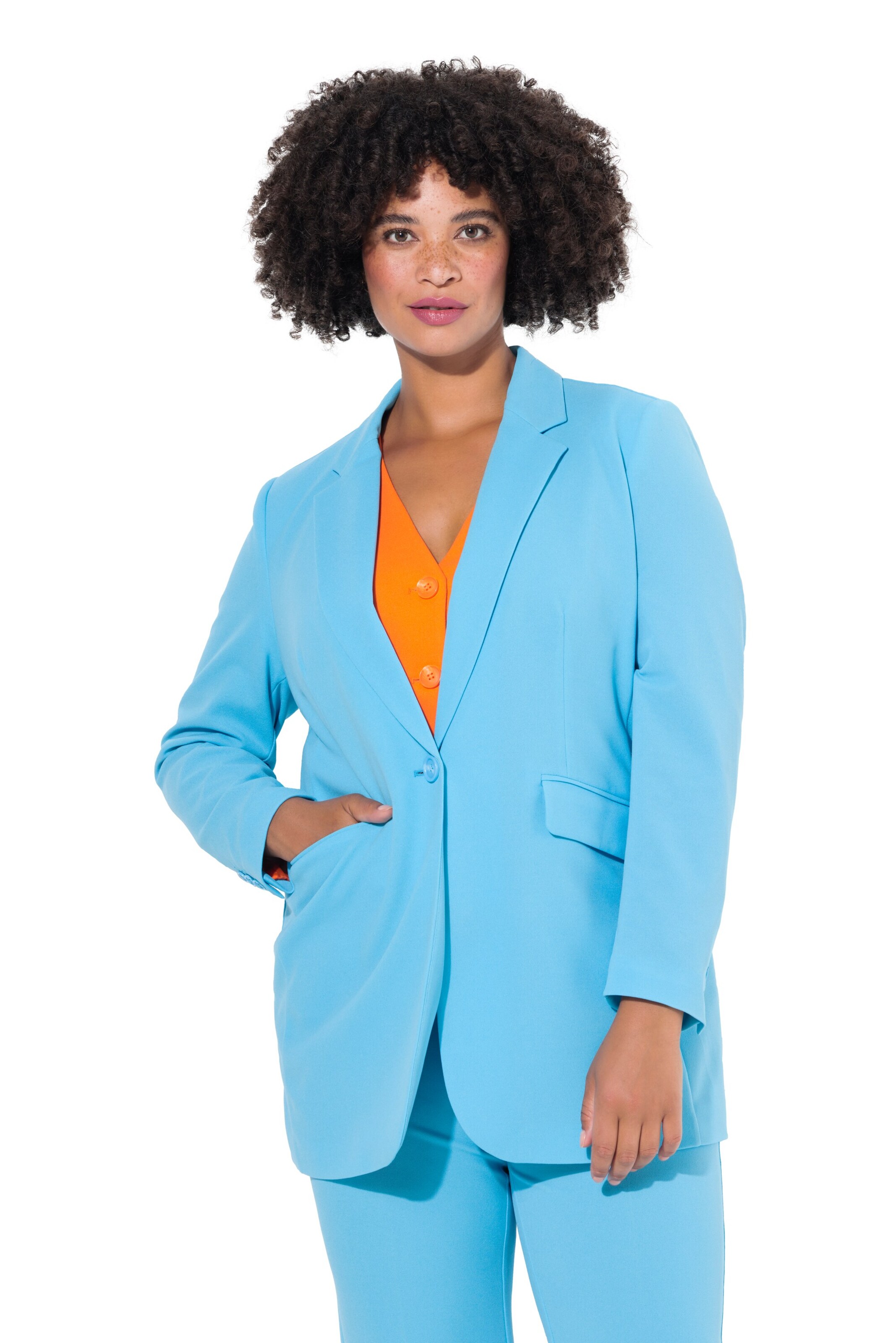 Angel of Style Blazer in Blau: Vorderseite