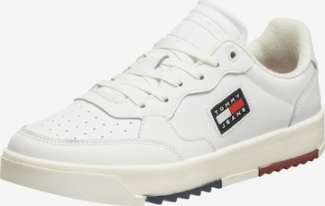 Tommy Jeans Sneakers in White: front