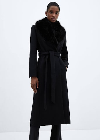 MANGO Zimní kabát 'Dolce' – černá: přední strana