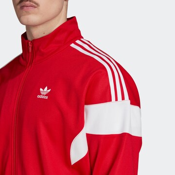 Geacă de primăvară-toamnă 'Adicolor Classics Cut Line' de la ADIDAS ORIGINALS pe roșu