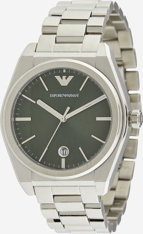 Montre à affichage analogique Emporio Armani en argent : devant