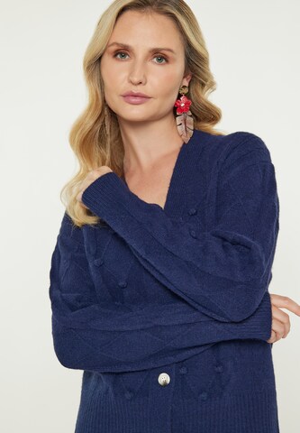 usha FESTIVAL Gebreid vest in Blauw