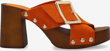 VENEZIA Pantolette in Orange: Vorderseite