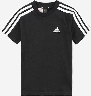 T-Shirt fonctionnel 'Essentials 3-Stripes ' ADIDAS SPORTSWEAR en noir : devant