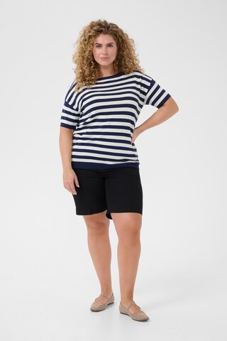 Pull-over 'Regitta' KAFFE CURVE en bleu