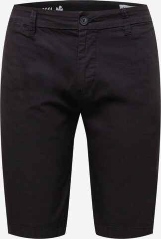 Pantalon chino TOM TAILOR DENIM en noir : devant