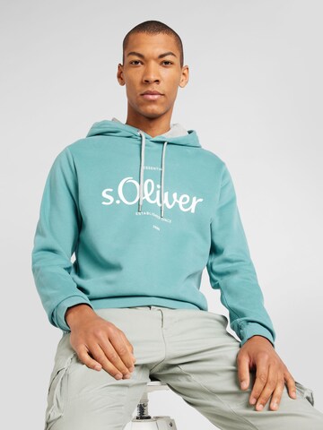 Sweat-shirt s.Oliver en vert