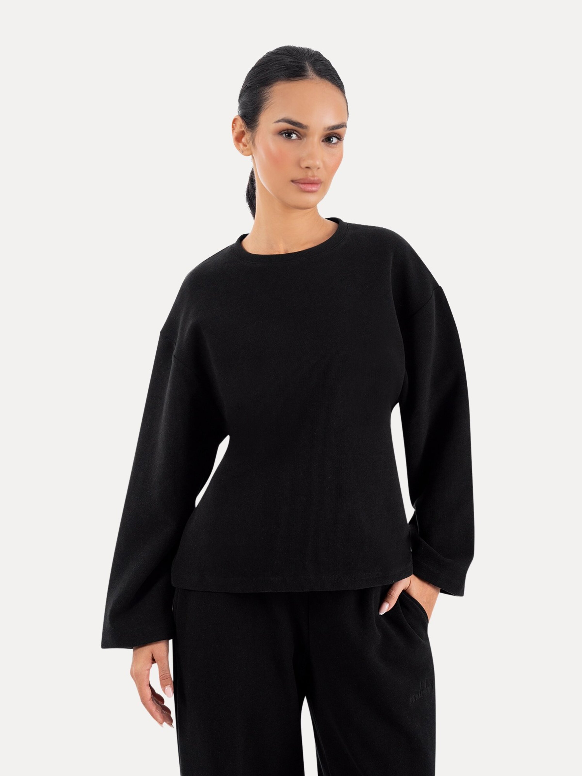 Smilodox Shirt in Zwart: voorkant