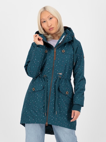 Alife and Kickin Tussenparka 'CharlotteAK' in Groen: voorkant