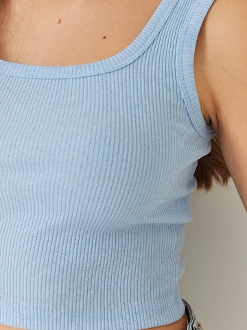 Bianco Lucci Top in Blauw