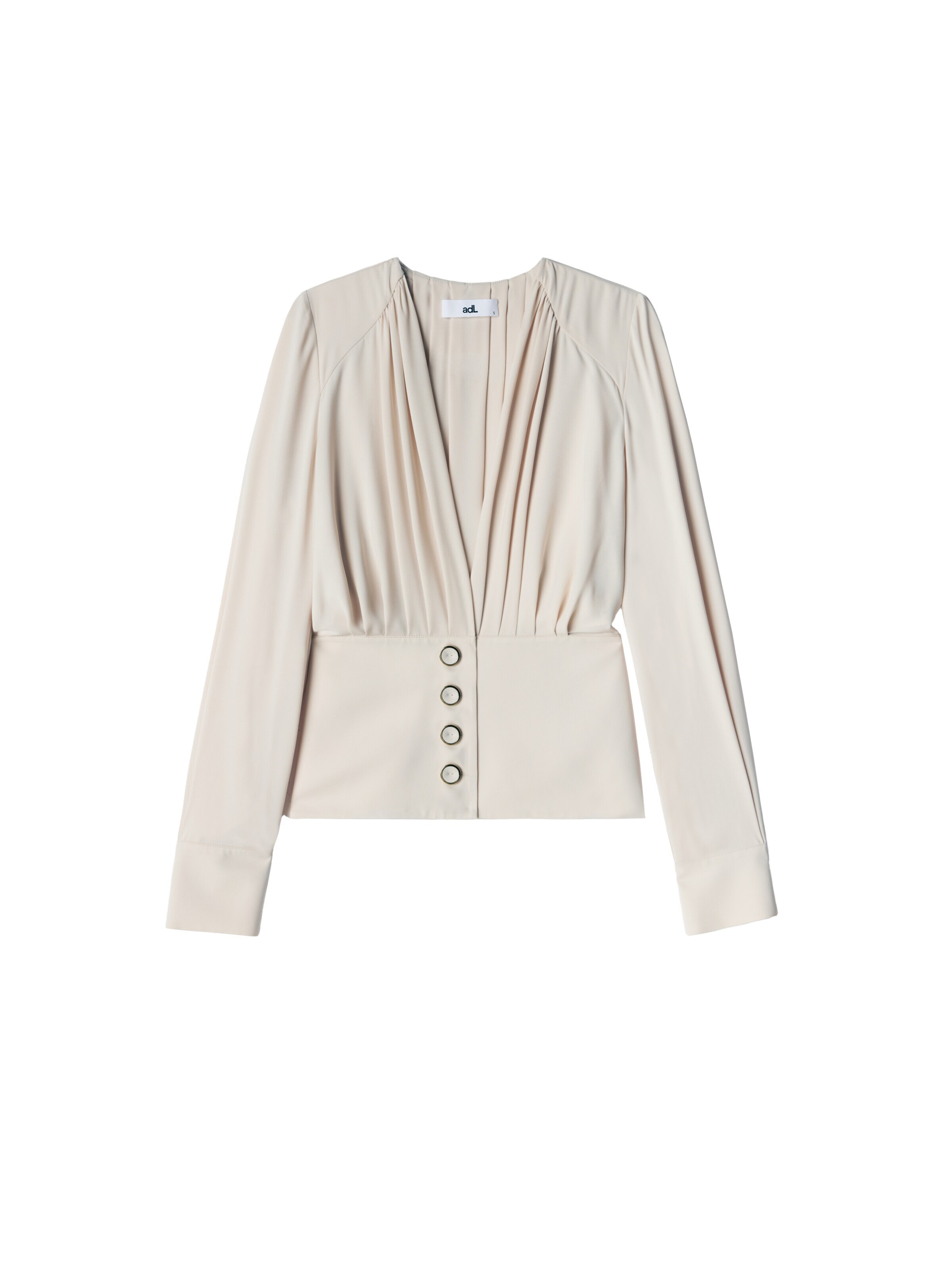 adl Blouse in L in de kleur Beige, Productweergave