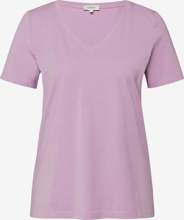 T-shirt s.Oliver en violet : devant