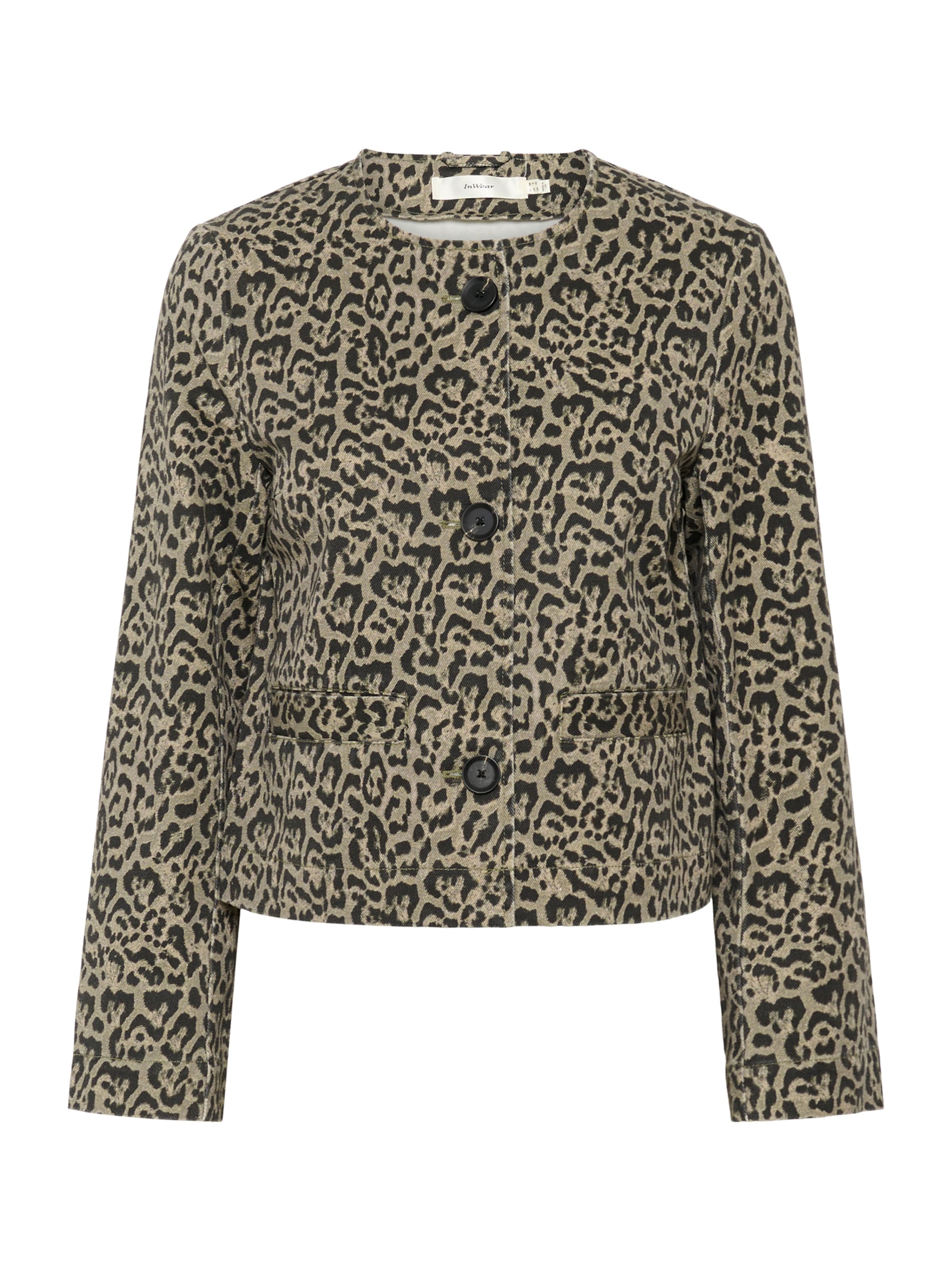 InWear Φθινοπωρινό και ανοιξιάτικο μπουφάν 'NeomaIW' σε πράσινο: μπροστά