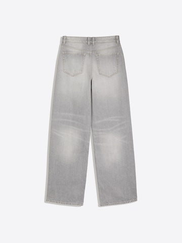 Bershka Bő szár Farmer - szürke