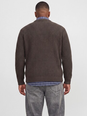 ruda Jack & Jones Plus Megztinis 'JJJAXON'