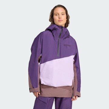 ADIDAS TERREX Outdoorjas 'Xploric' in Lila: voorkant