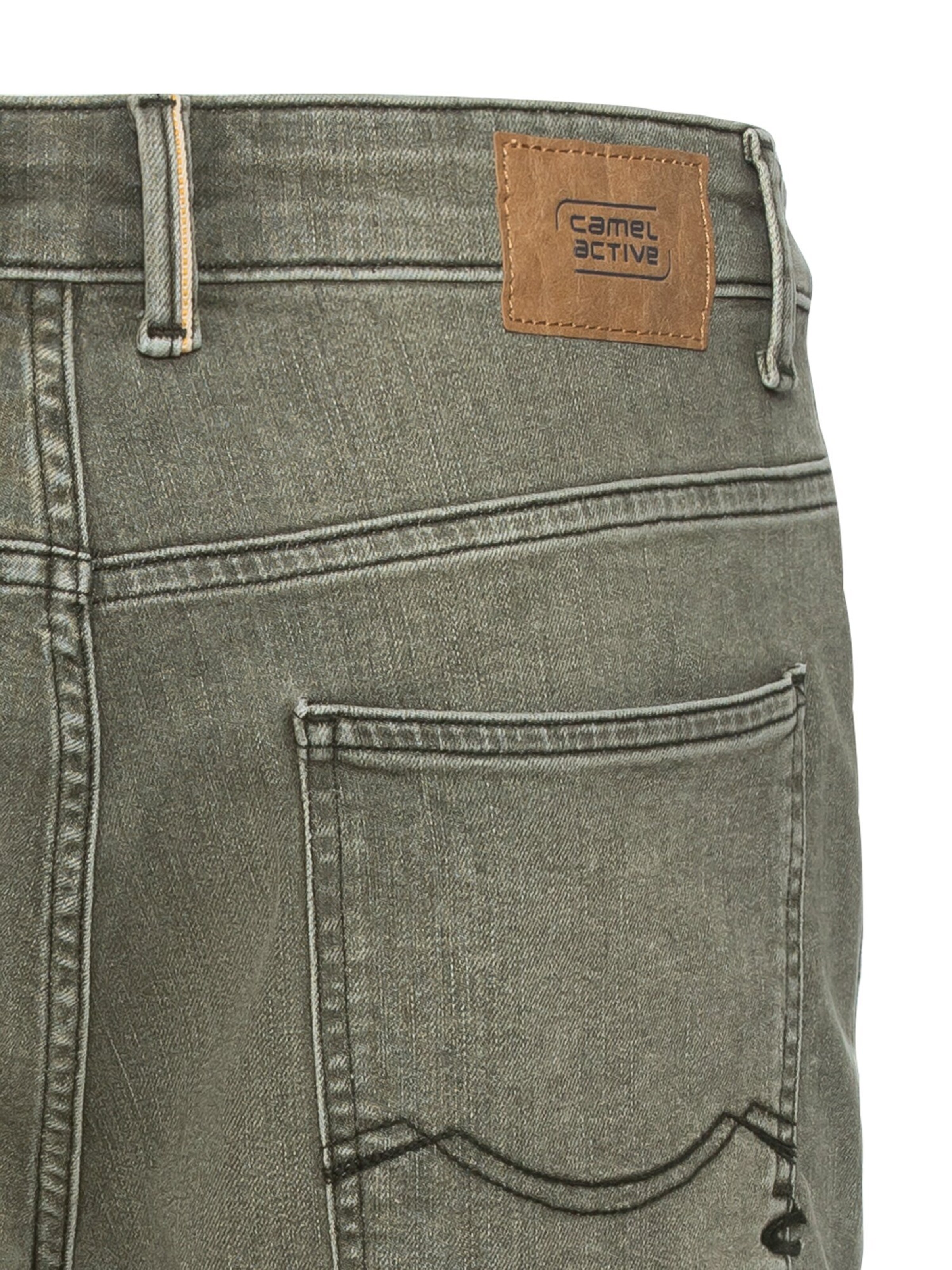 CAMEL ACTIVE Slimfit Colour Denim Shorts Slim Fit in Grün