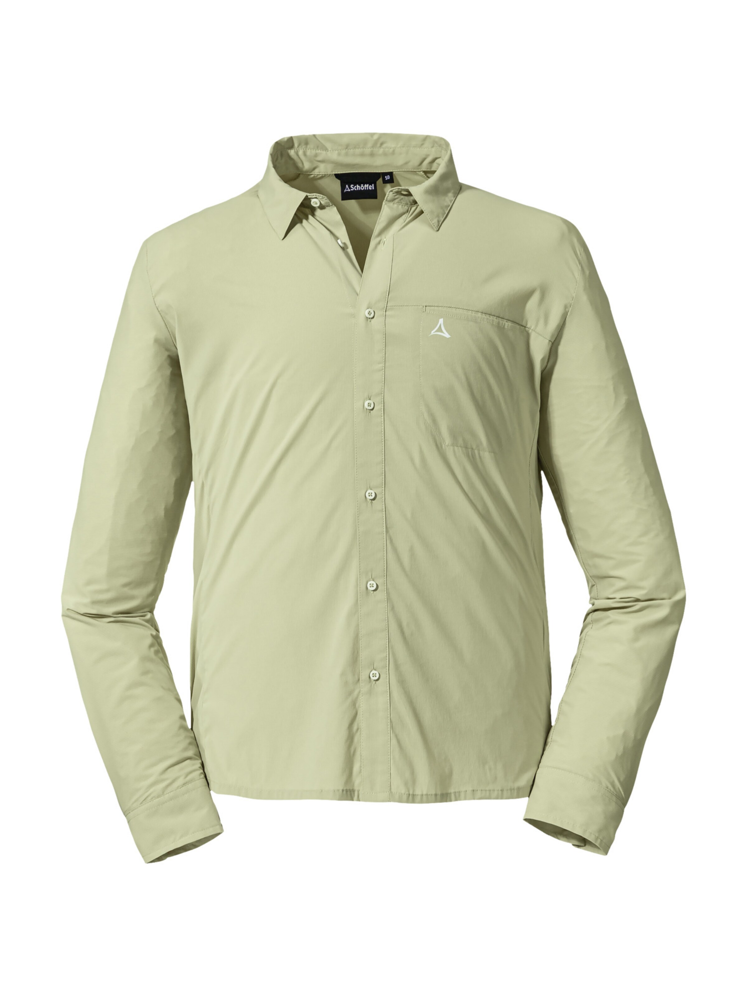 Coupe regular Chemise fonctionnelle 'Hohe Reuth' Schöffel en vert : devant