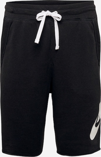 Nike Sportswear Панталон 'Club Alumni' в черно / бяло, Преглед на продукта