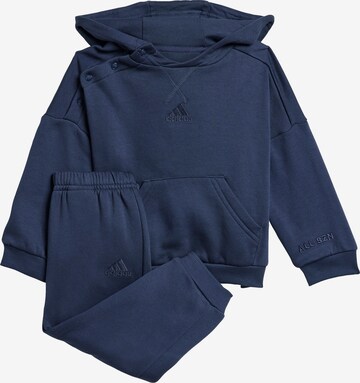 ADIDAS SPORTSWEAR Trainingsanzug 'Fleece' in Blau