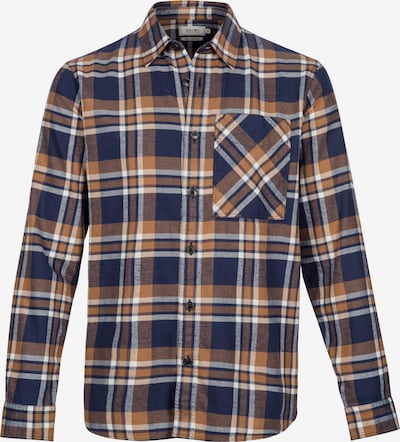 Marškiniai 'Luke' iš Shiwi, spalva – gelsvai pilka spalva / indigo spalva / ruda, Prekių apžvalga