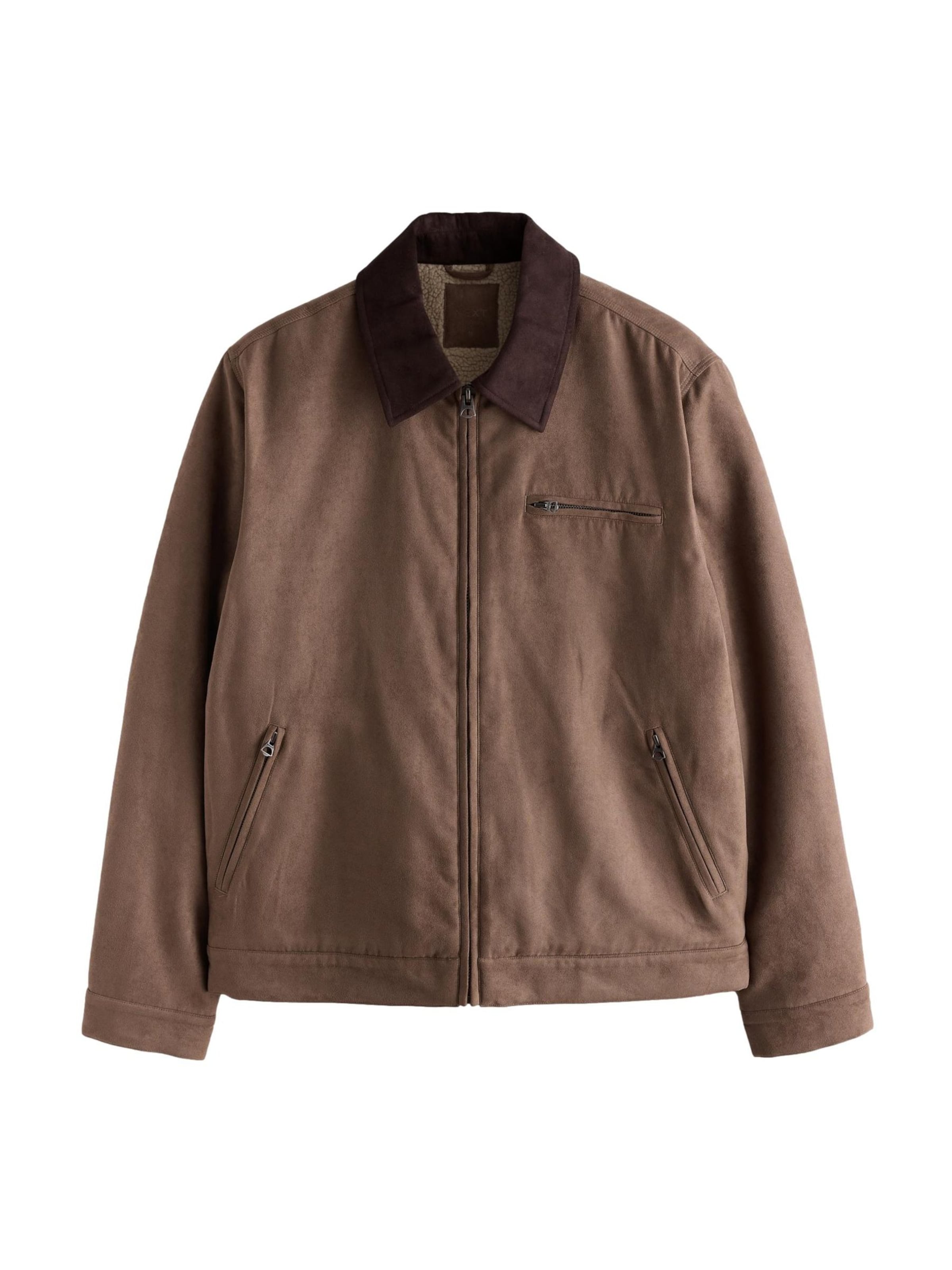 Next - Chaqueta de entretiempo en marrón: frente