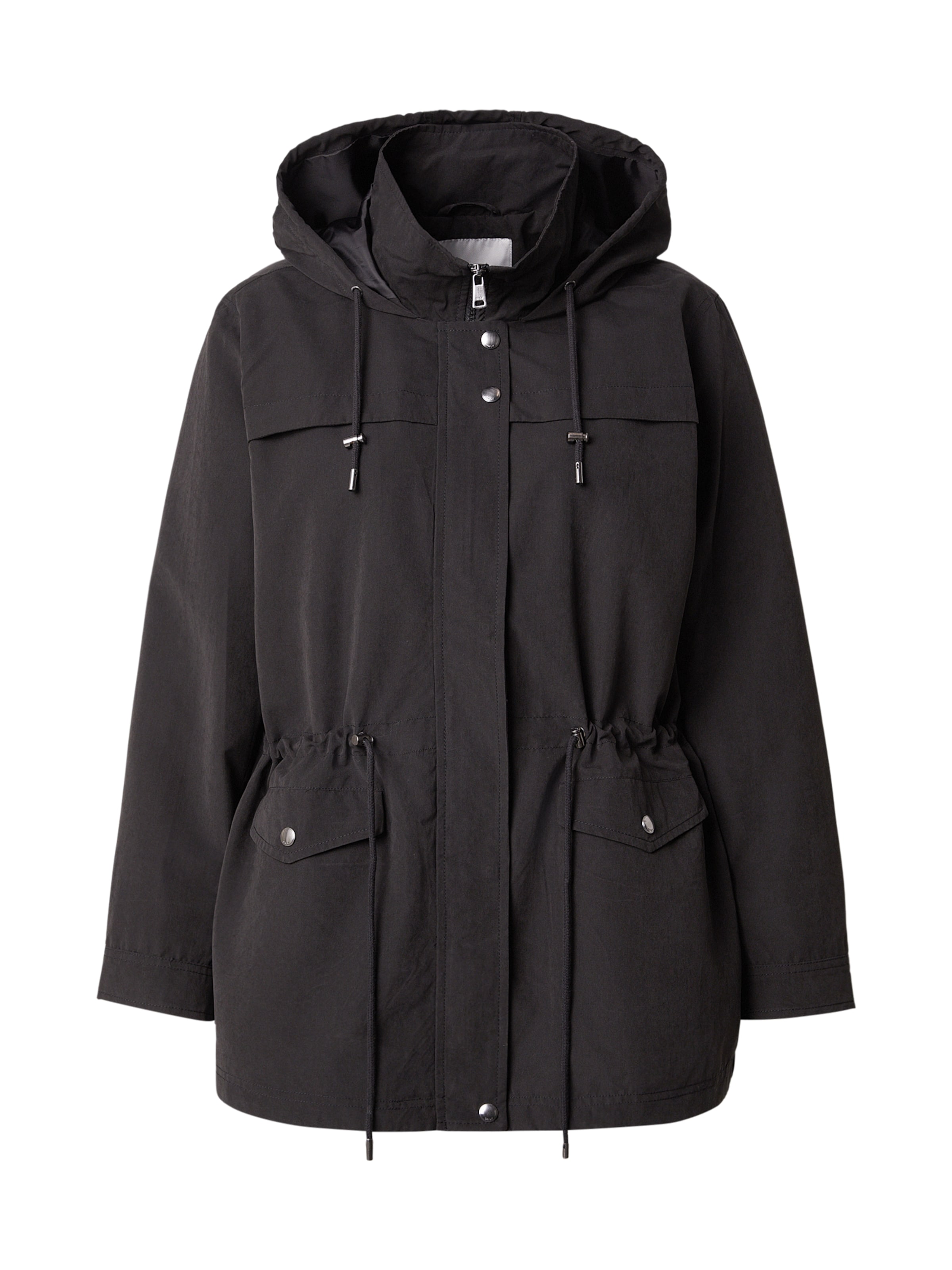 ONLY Carmakoma Přechodná bunda 'CARMONICA' – černá: přední strana