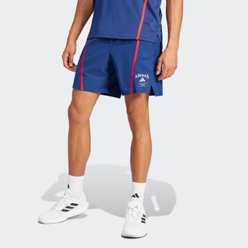 ADIDAS PERFORMANCE Regular Sports trousers 'Designed Fot Training Legacy' in Blue: front